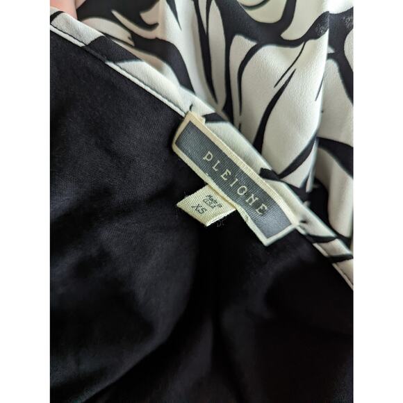 Pleione palm leaf print double layer tank top Sz XS - Picture 6 of 6